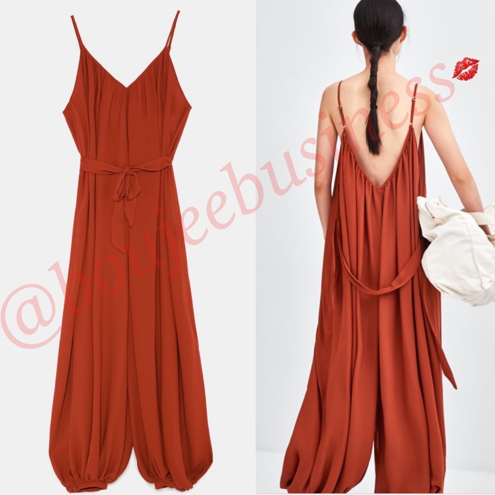 ZARA Flowy Jumpsuit - Picture 2 of 8